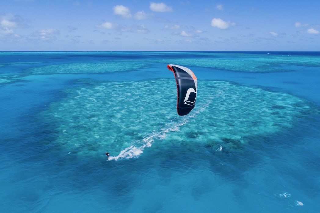 Kitesurfing & Surfing the Great Barrier Reef Queensland