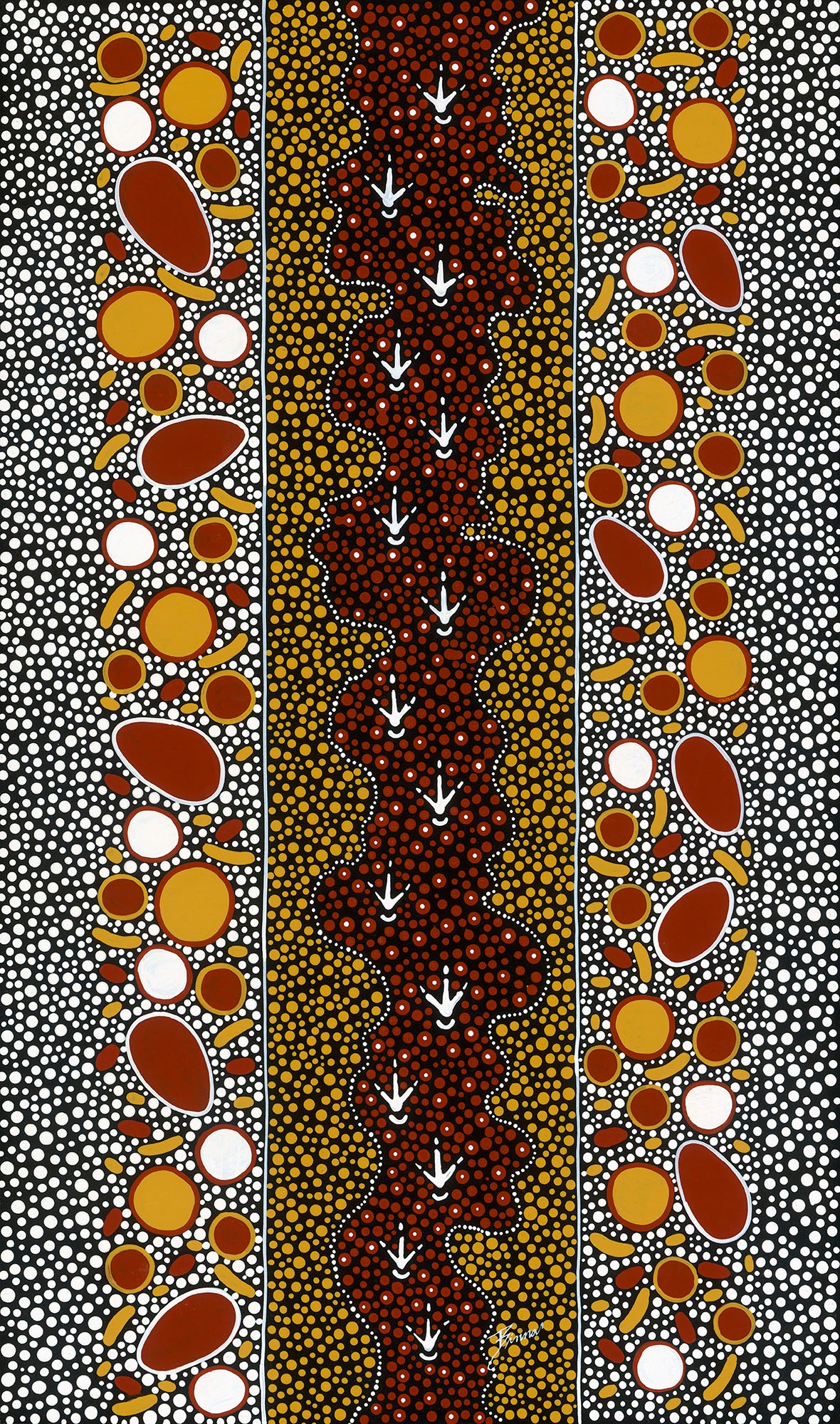 Featured on our interactive maps of Queensland is the work of Kuku Yalanji Aboriginal artist Brian "Binna" Swindley. Featured on our interactive maps of Queensland is the work of Kuku Yalanji Aboriginal artist Brian "Binna" Swindley.