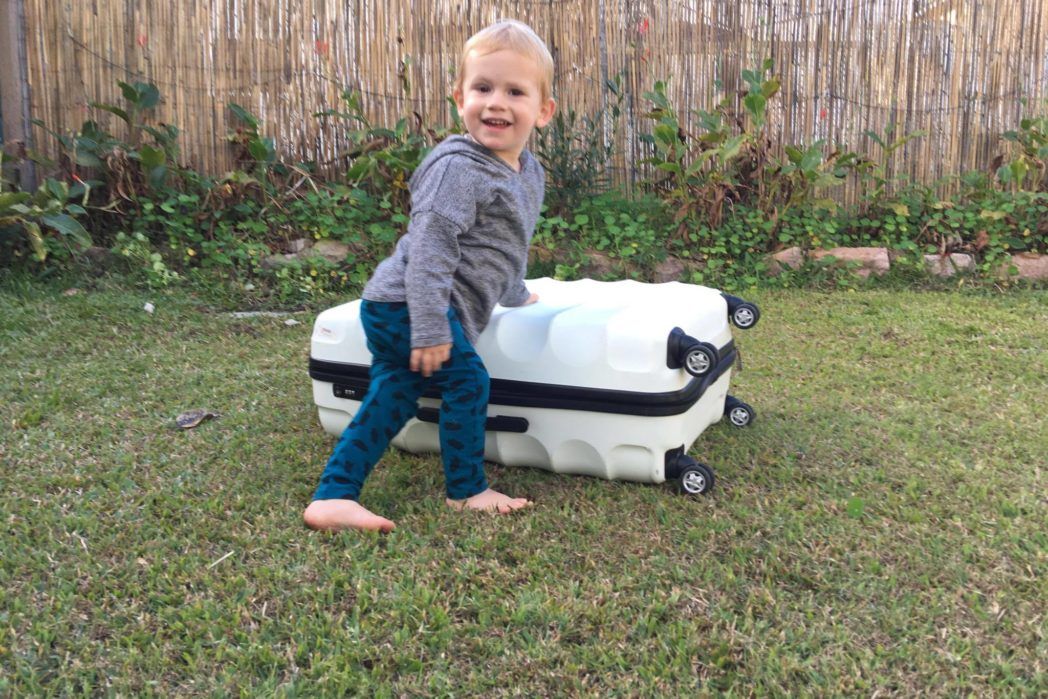 Kid with a suitcase | Preparing to fly with a baby Kid with a suitcase | Preparing to fly with a baby