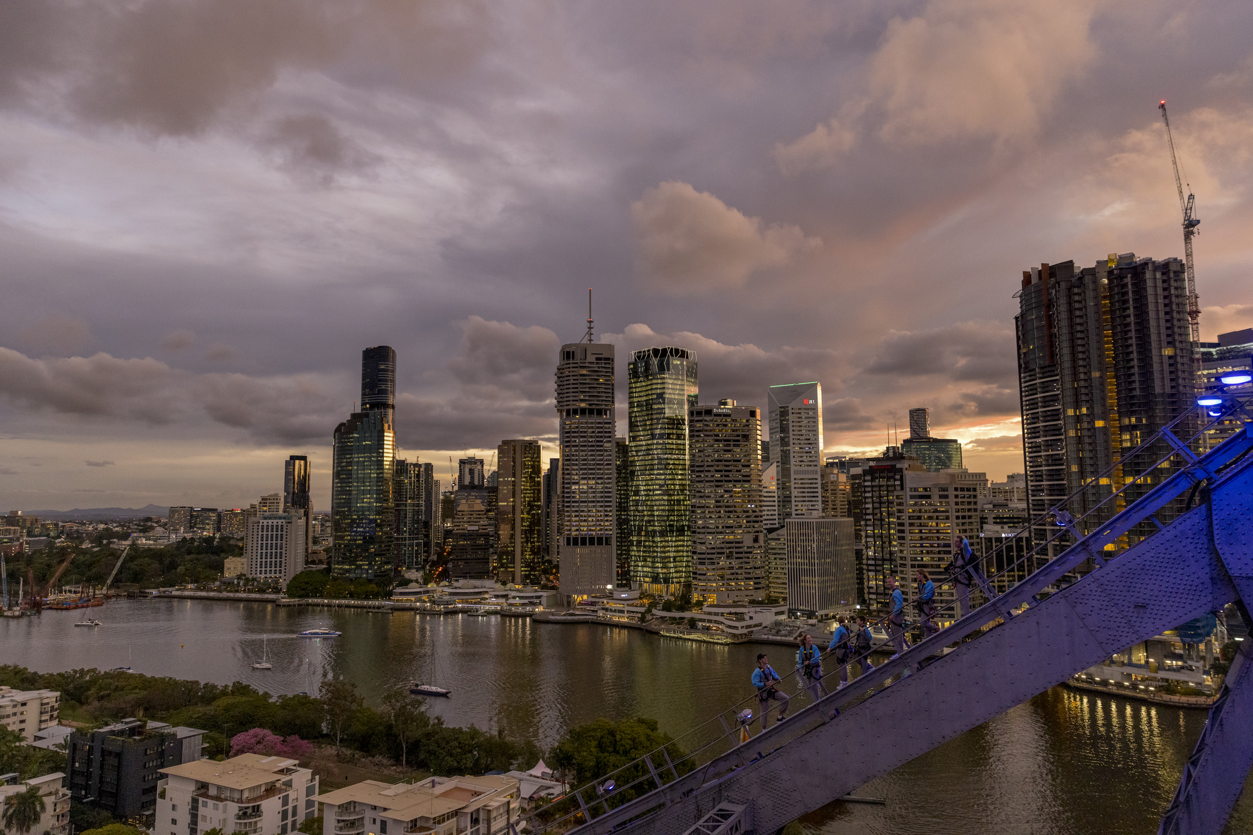 Twilight Climb, Story Bridge Adventure Climb | sunrise and sunset Brisbane Twilight Climb, Story Bridge Adventure Climb | sunrise and sunset Brisbane