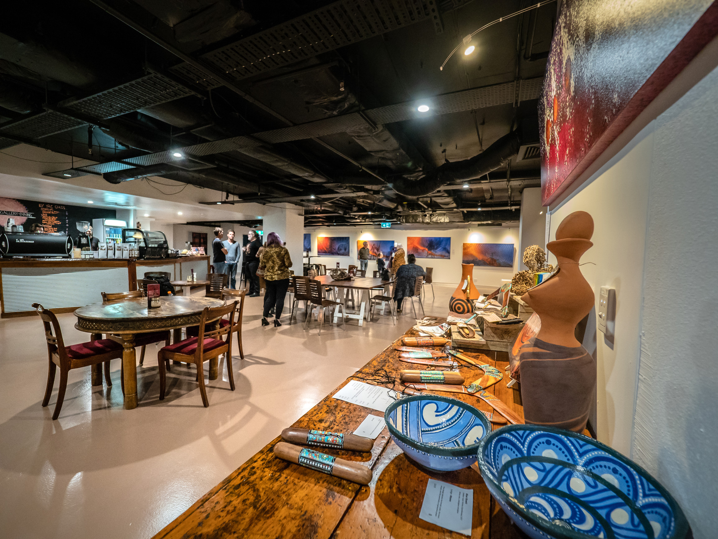 Guests enjoying a tour at Birrunga Gallery & Dining