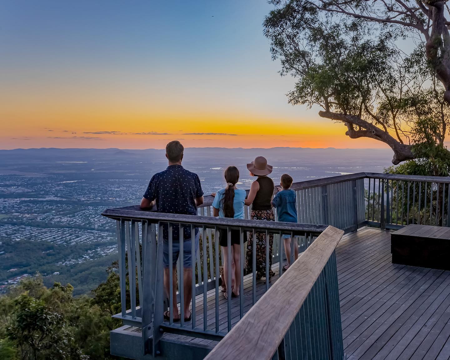 Views from lookout at Nurim Circuit, Mount Archer | capricorn four day family itinerary Views from lookout at Nurim Circuit, Mount Archer | capricorn four day family itinerary