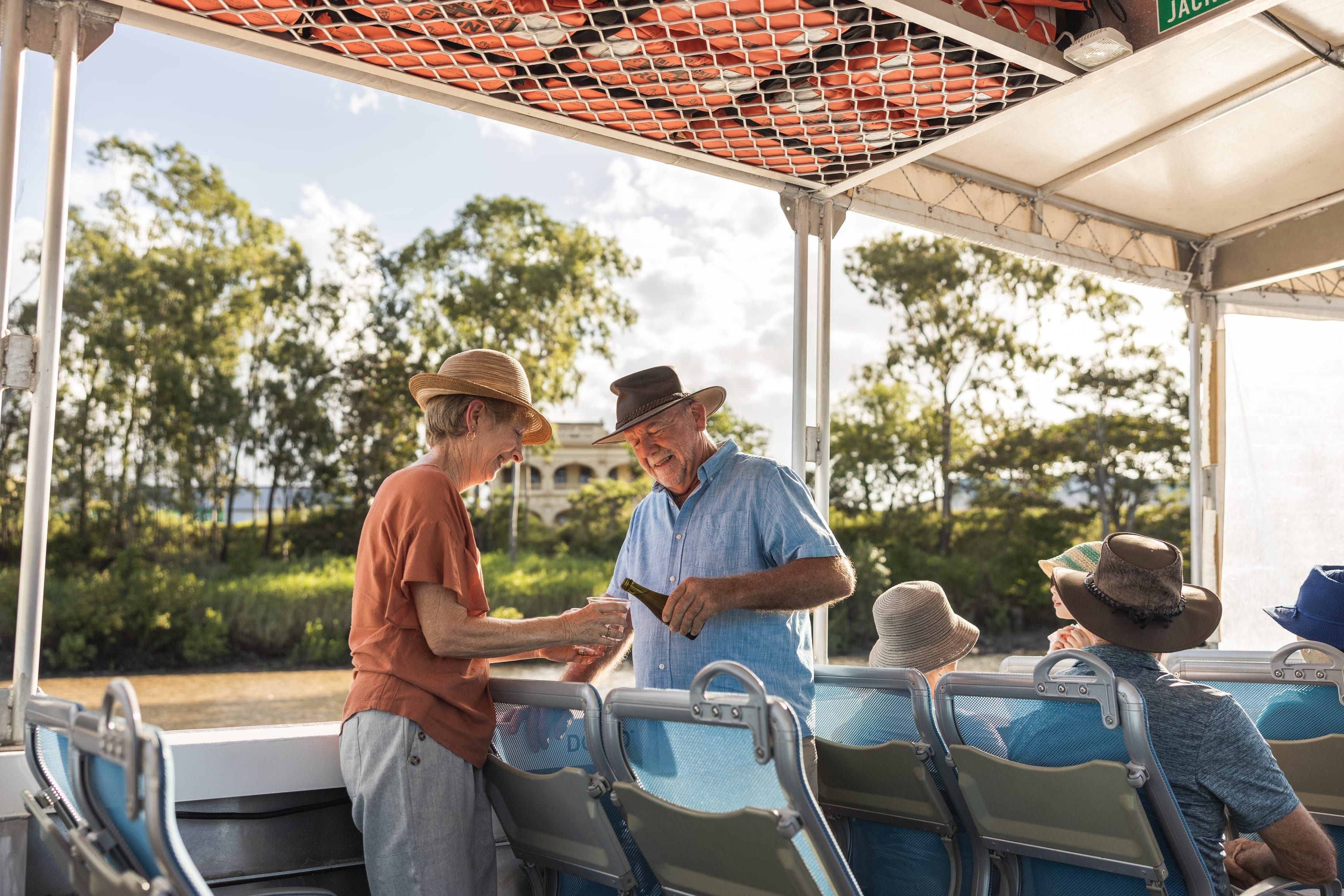 Sunset cruise along the Fitzroy River with River Cruises CQ, Sunset cruise along the Fitzroy River with River Cruises CQ,