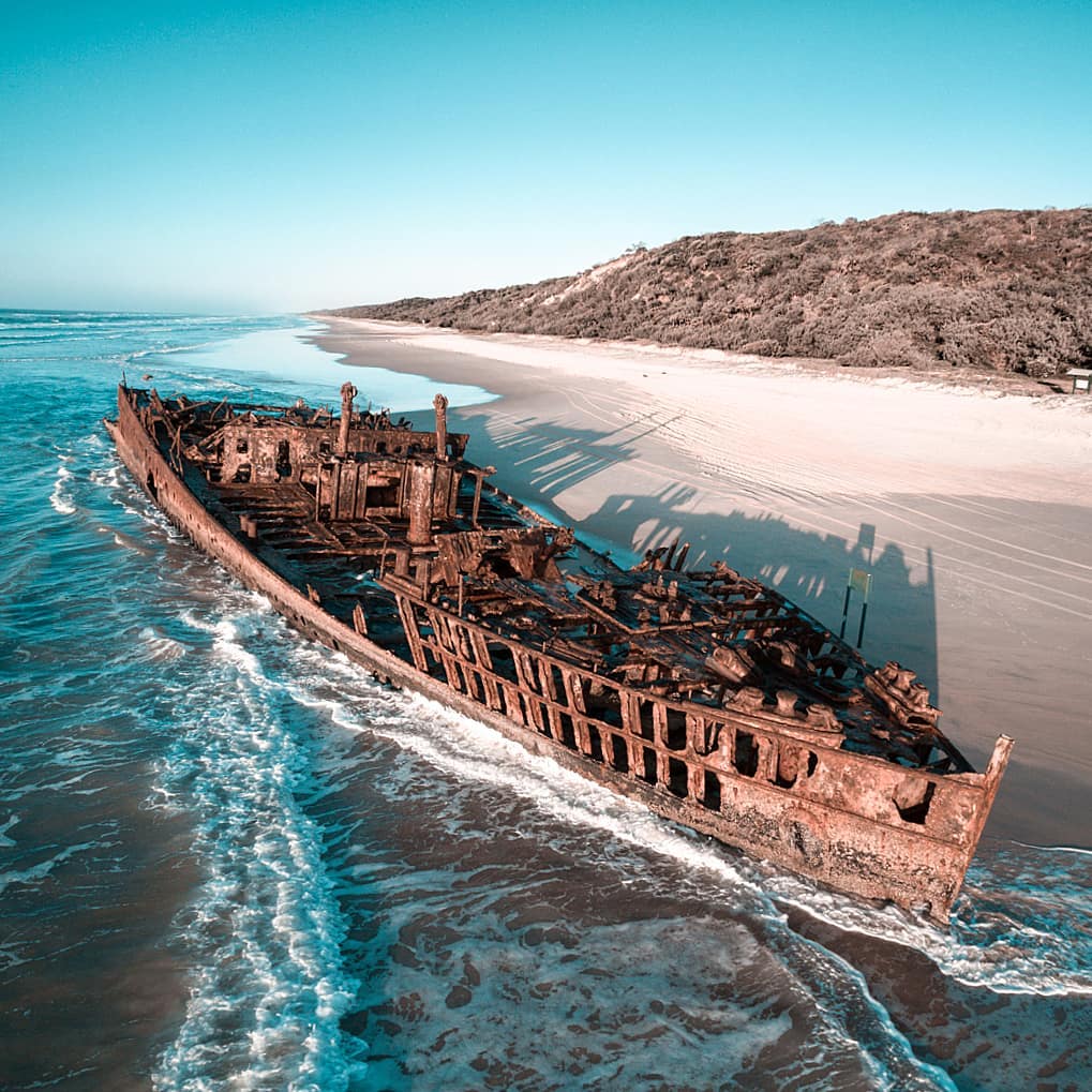 Maheno Shipwreck Fraser Island | Best views Nature Coast Drive Maheno Shipwreck Fraser Island | Best views Nature Coast Drive