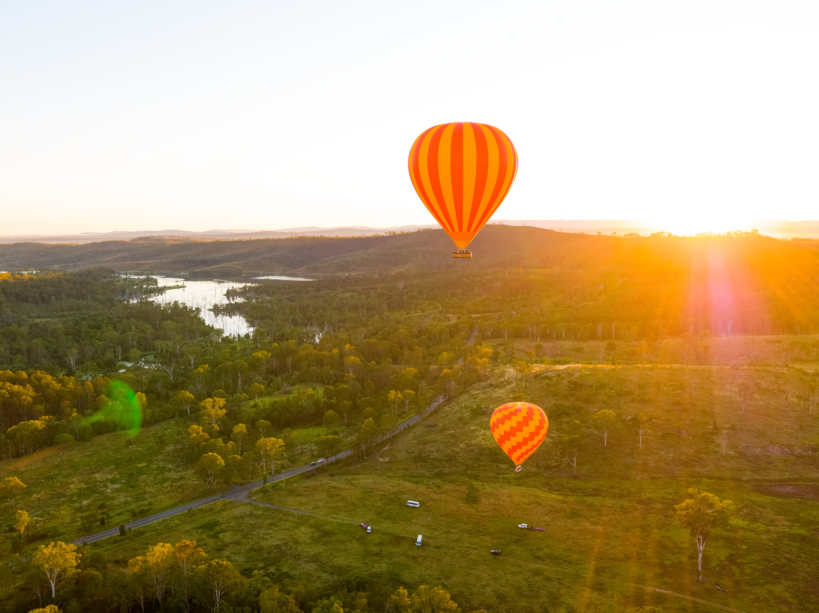 Sunrise balloon ride over the hinterland with Hot Air Balloon Gold Coast 