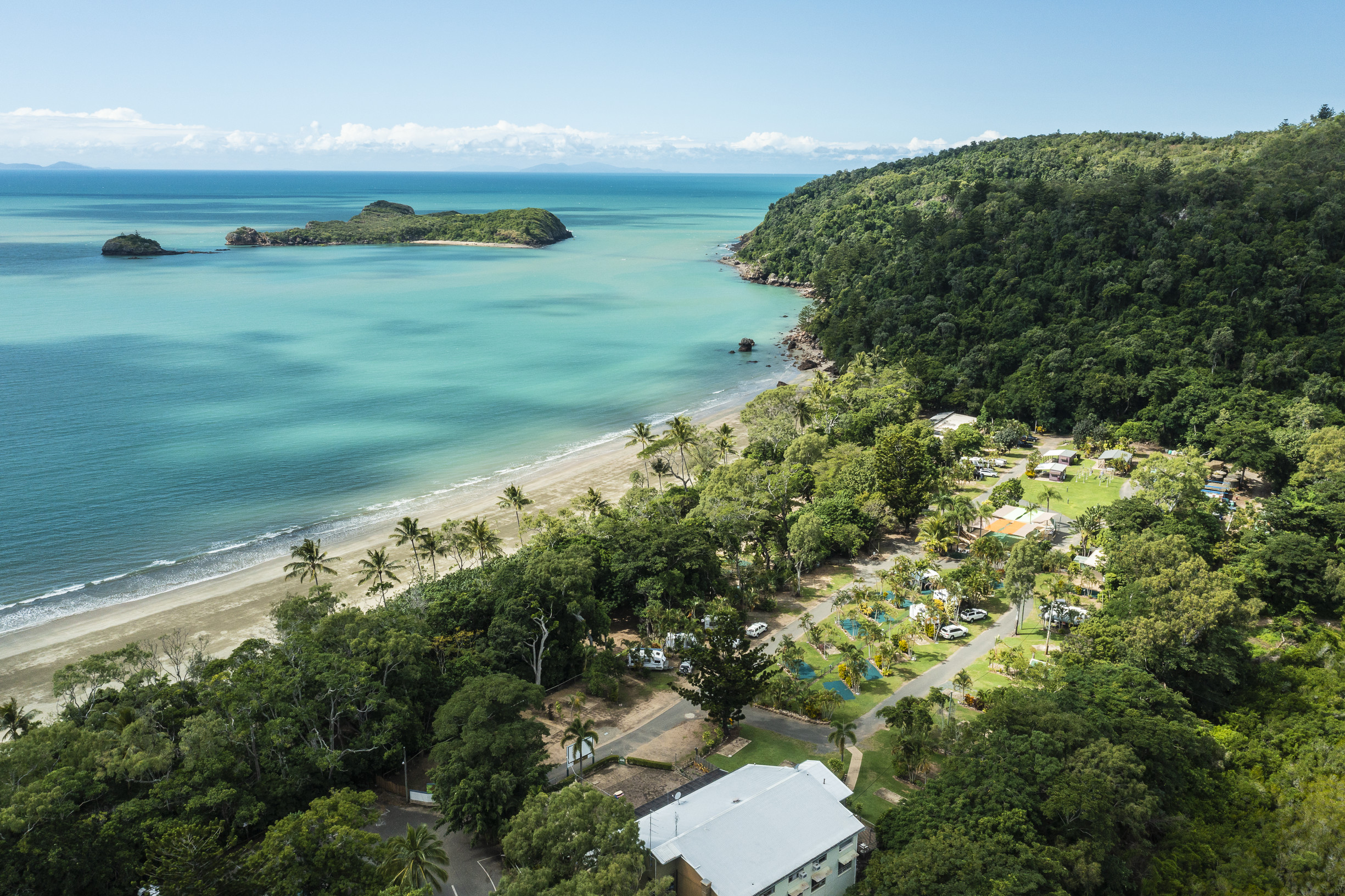 Aerial of Cape Hillsborough Nature Tourist Park Aerial of Cape Hillsborough Nature Tourist Park