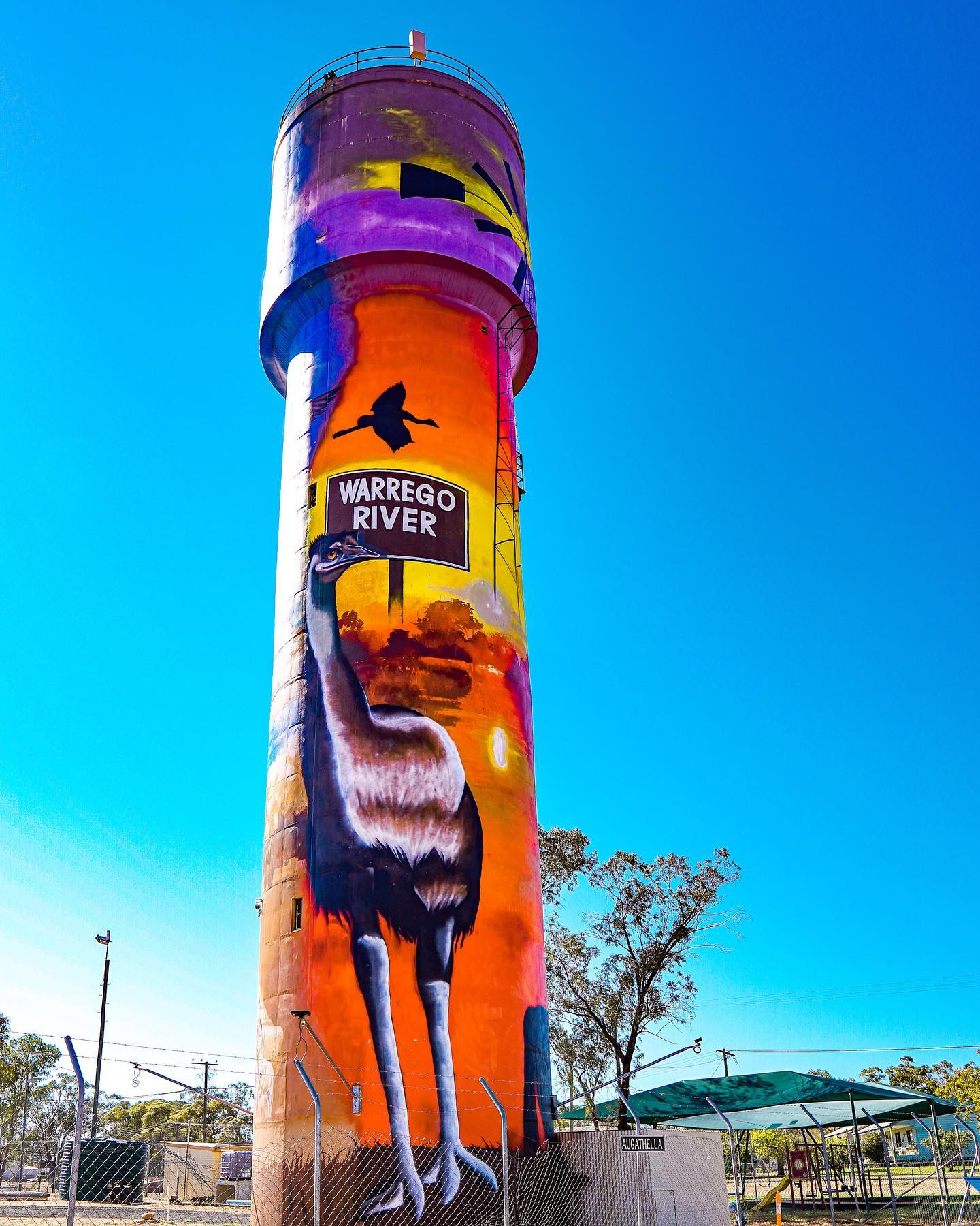 Augathella Water Tower | silo art Queensland Augathella Water Tower | silo art Queensland