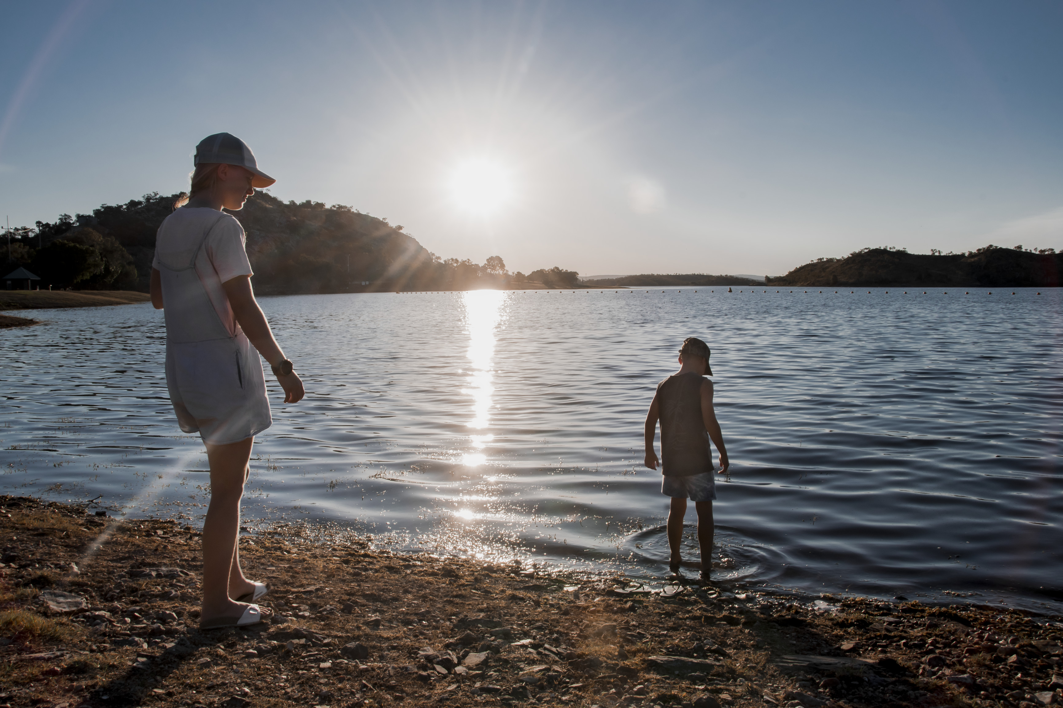 Aerial of Lake Moondarra