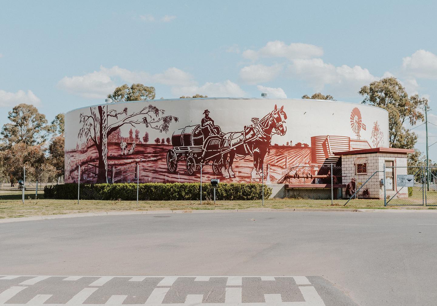 Millmerran Water Tank Art | silo art queensland Millmerran Water Tank Art | silo art queensland