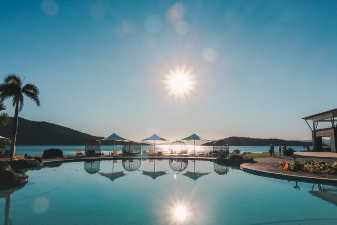 Daydream Island pool in the Whitsundays Daydream Island pool in the Whitsundays