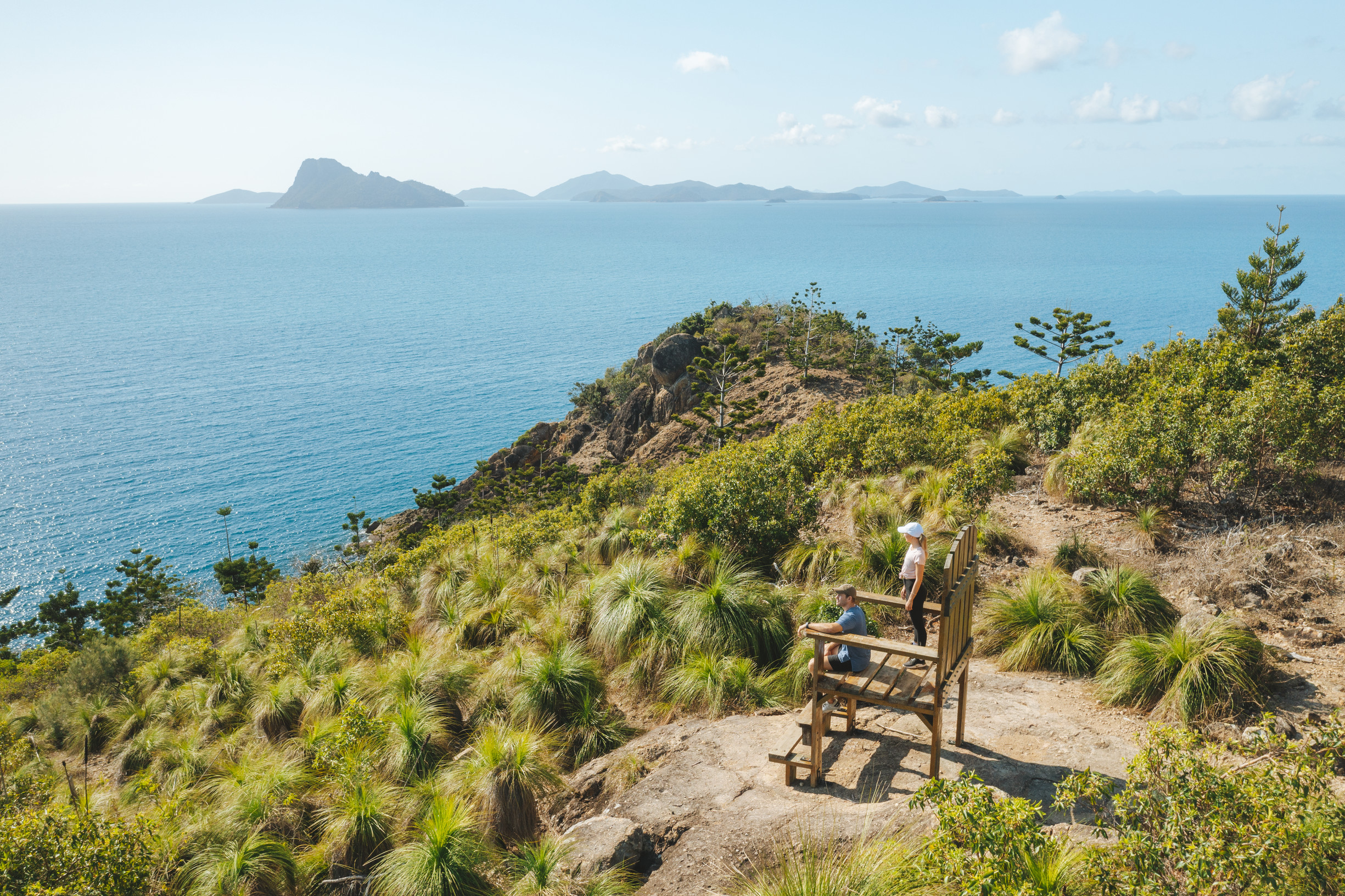 Giant chair near South East Head Trail Hamilton Island | family sailing holiday whitsundays Giant chair near South East Head Trail Hamilton Island | family sailing holiday whitsundays