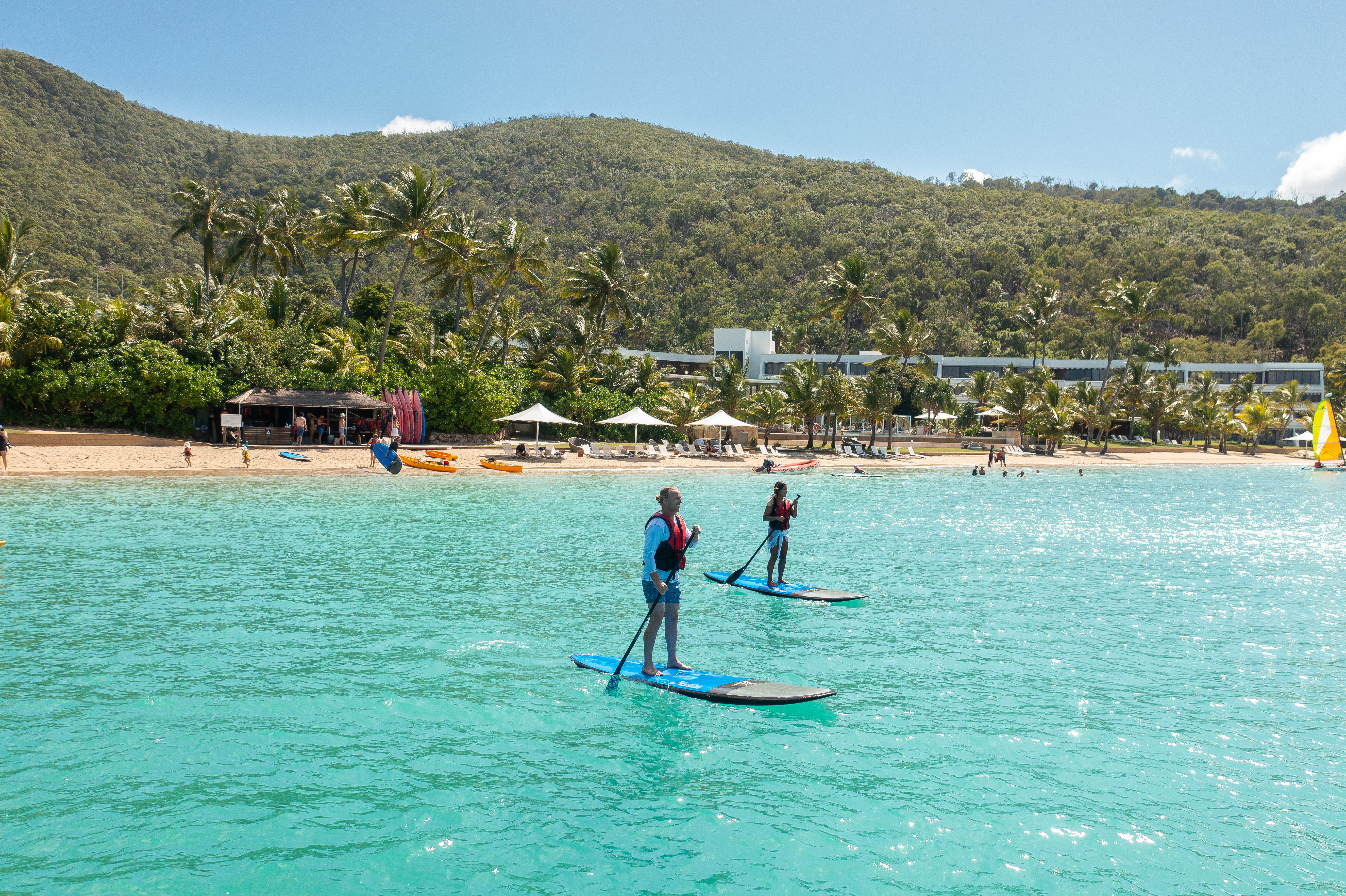 Watersports on the beach