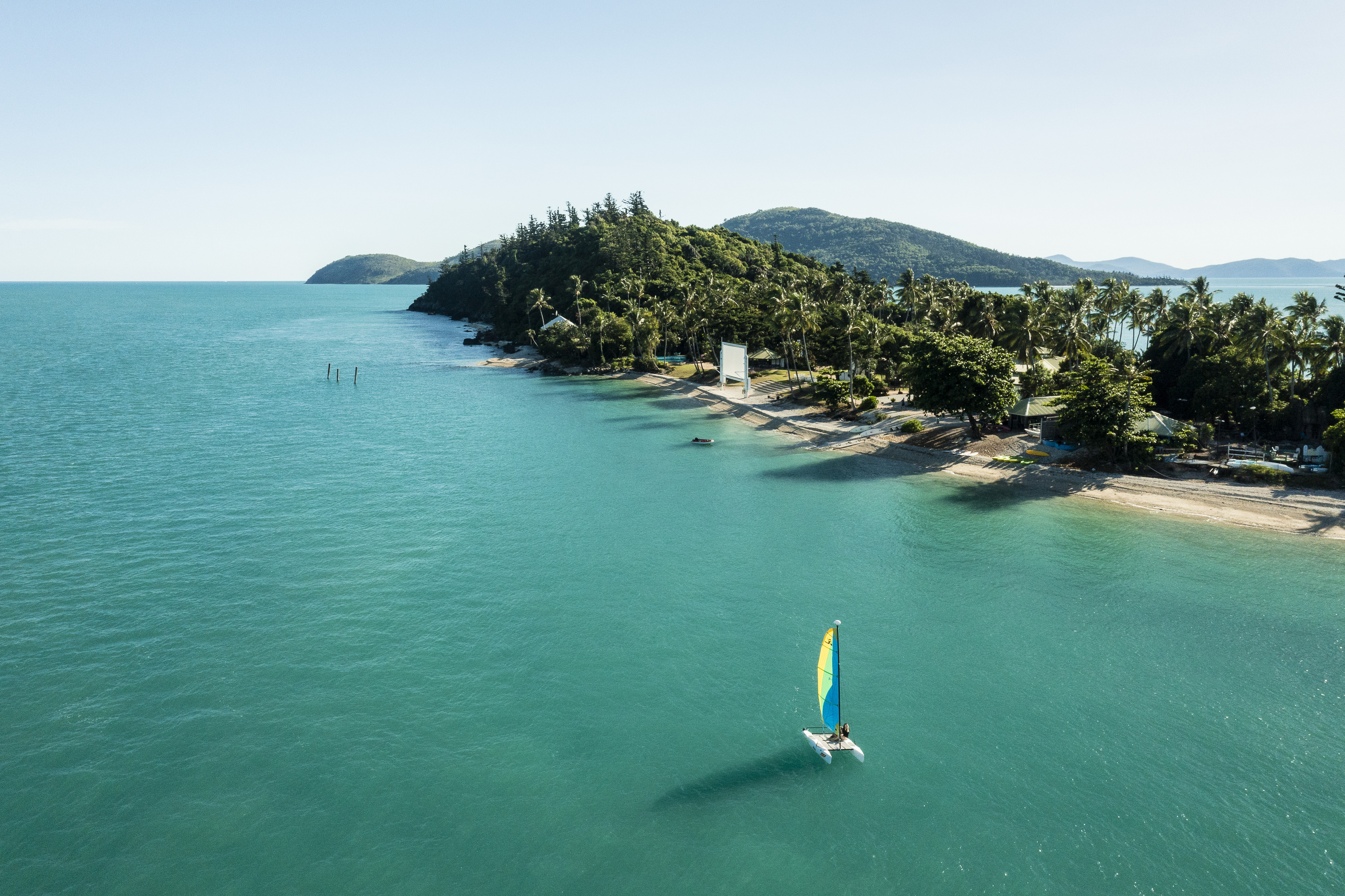 Aerial view of Daydream Island