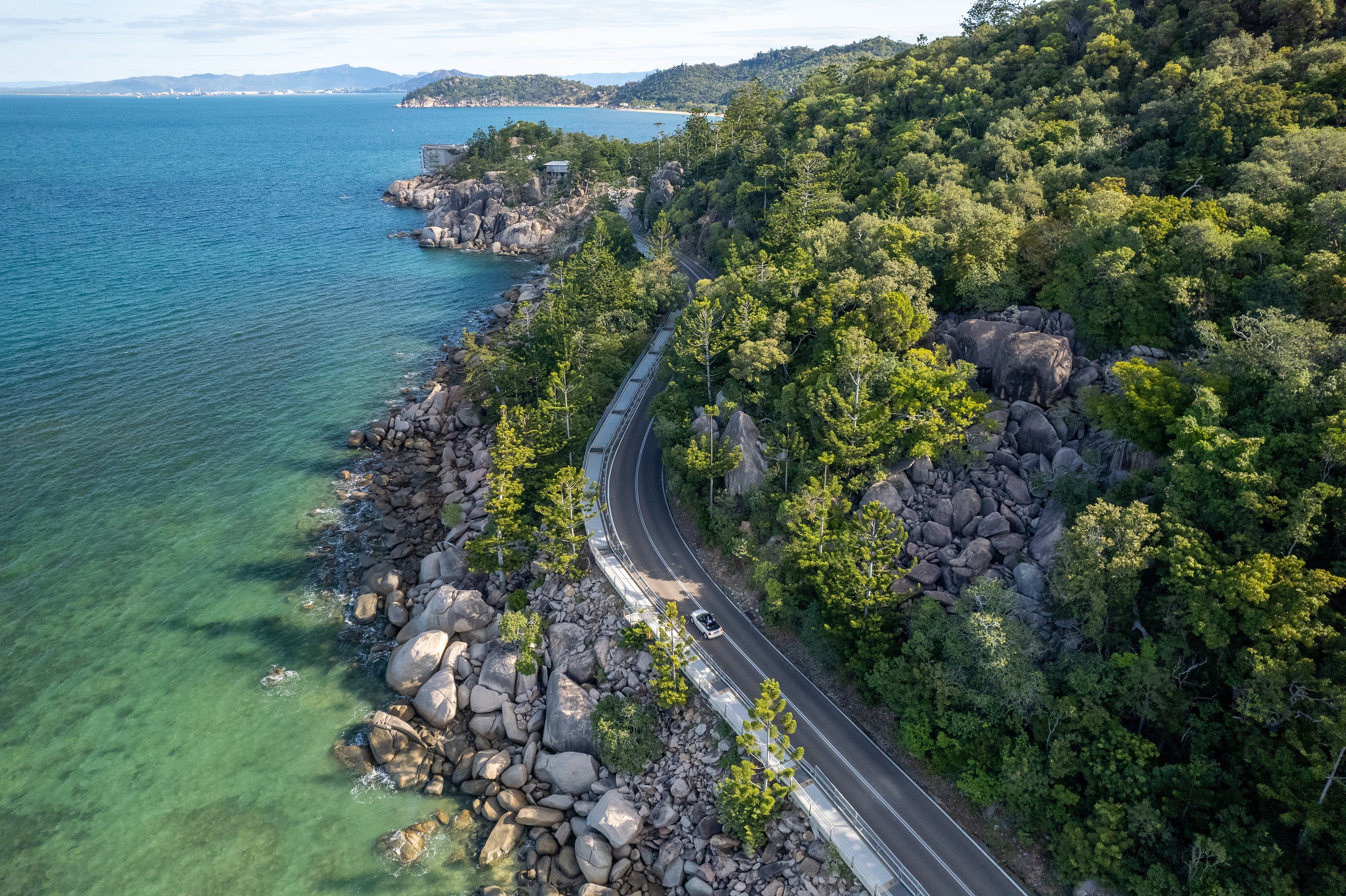 Driving topless car on Magnetic Island | Whitsundays to Cairns road trip