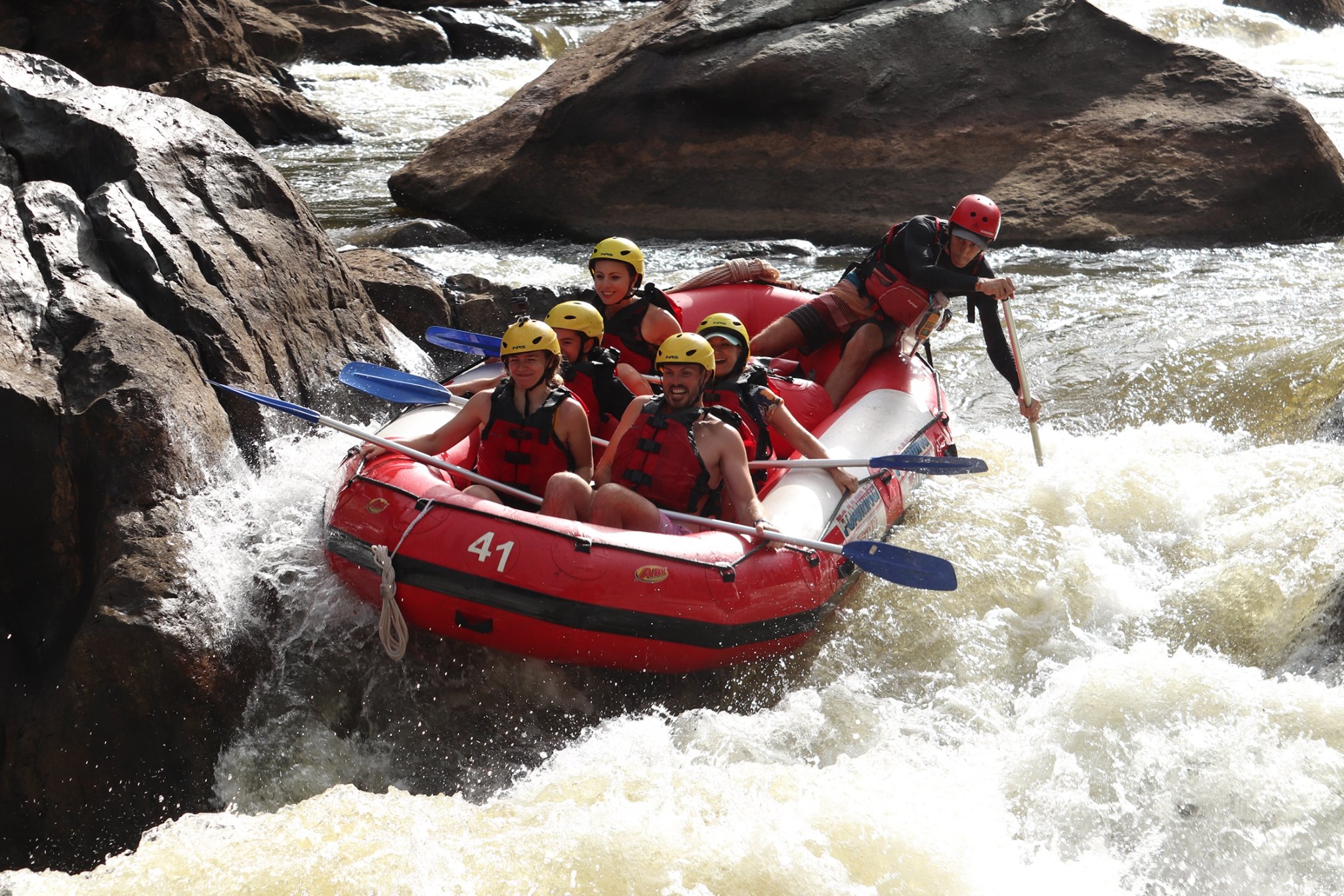 Foaming Fury, white water rafting Barron River | things to do in Cairns when it rains Foaming Fury, white water rafting Barron River | things to do in Cairns when it rains