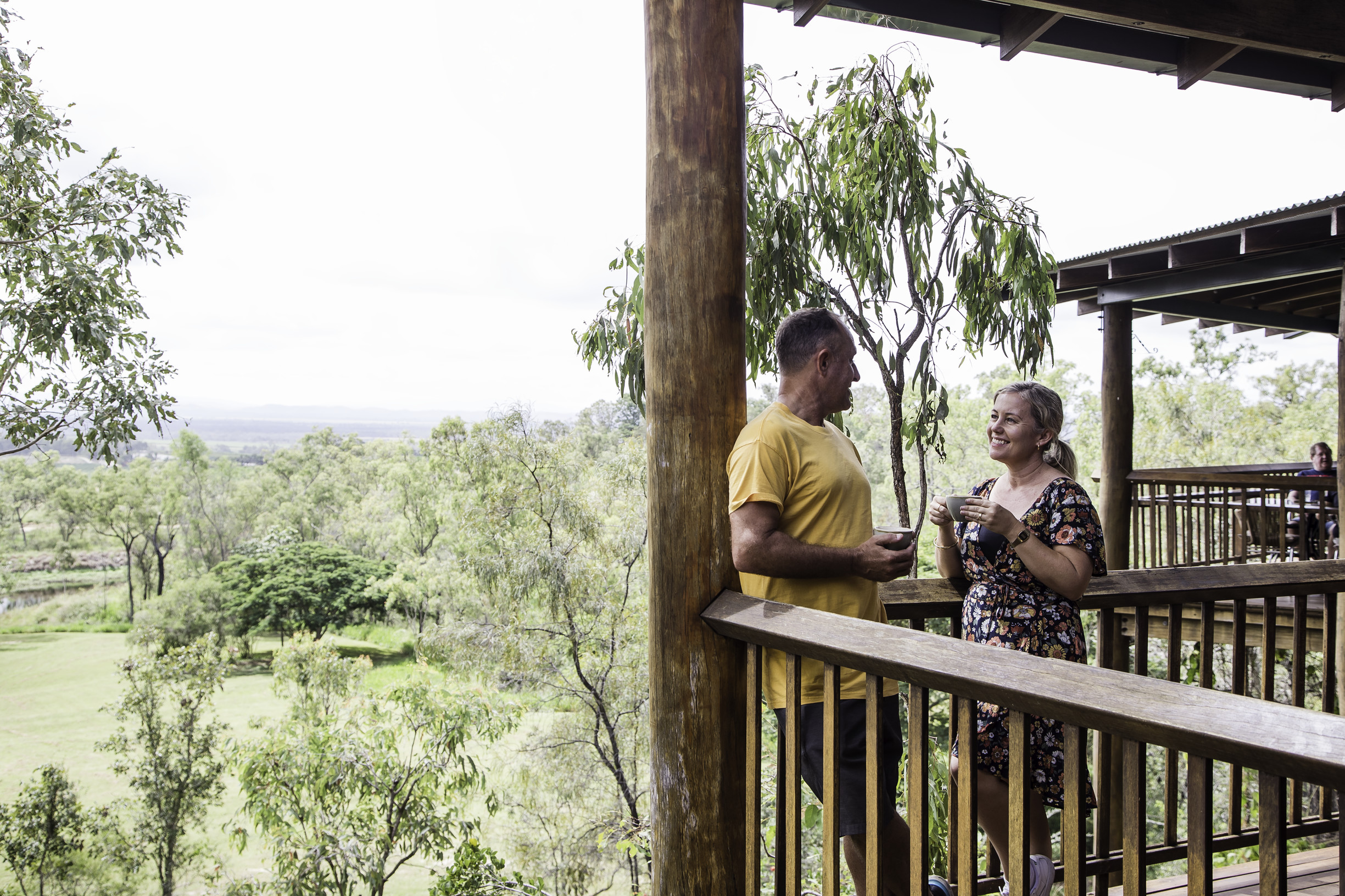 Couple experiencing Skybury Cafe & Roastery, Atherton Tablelands | Whitsundays to Cairns road trip