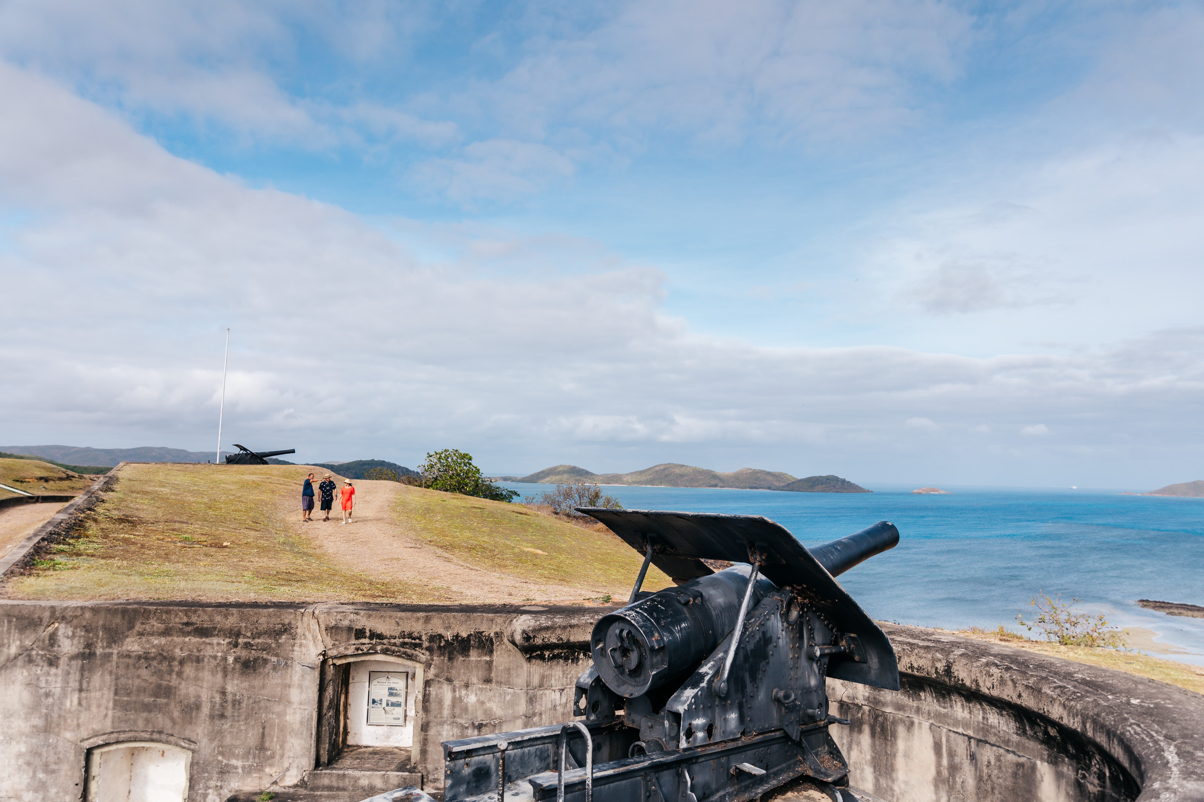 Gun Battery at Green Hill Fort with Torres Strait Eco Adventures, Thursday Island Gun Battery at Green Hill Fort with Torres Strait Eco Adventures, Thursday Island