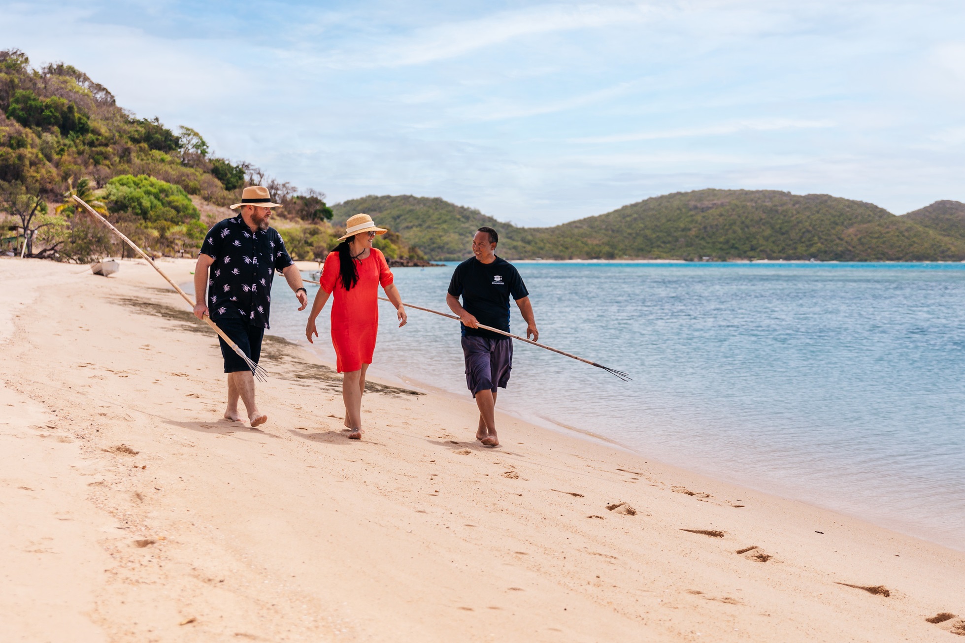 Traditional fishing demonstration with Torres Strait Eco Adventures, Torres Strait Traditional fishing demonstration with Torres Strait Eco Adventures, Torres Strait