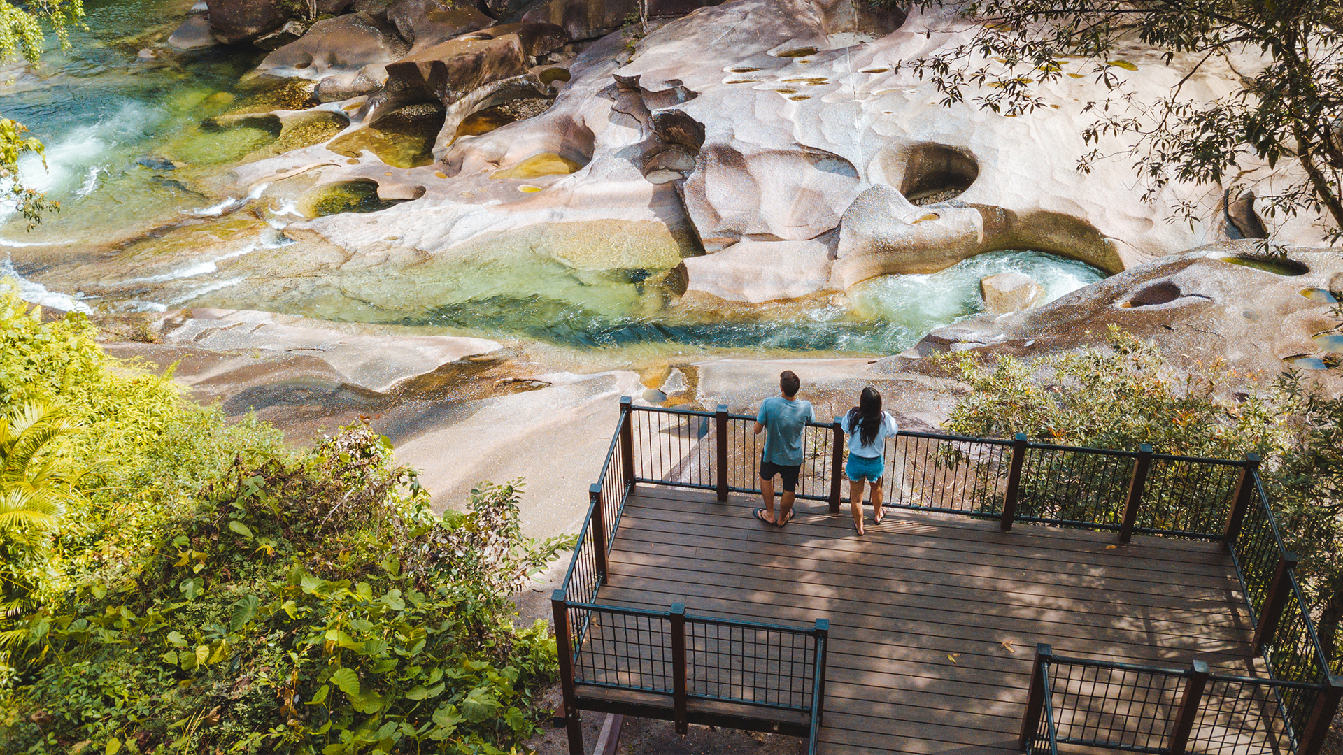 Looking down at Babinda Boulders Looking down at Babinda Boulders