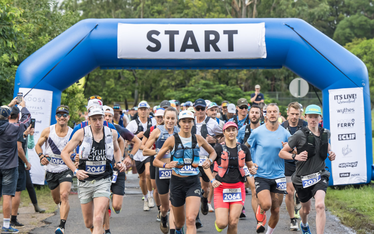 Noosa Ultra-Trail course weaves through the green Noosa Hinterland