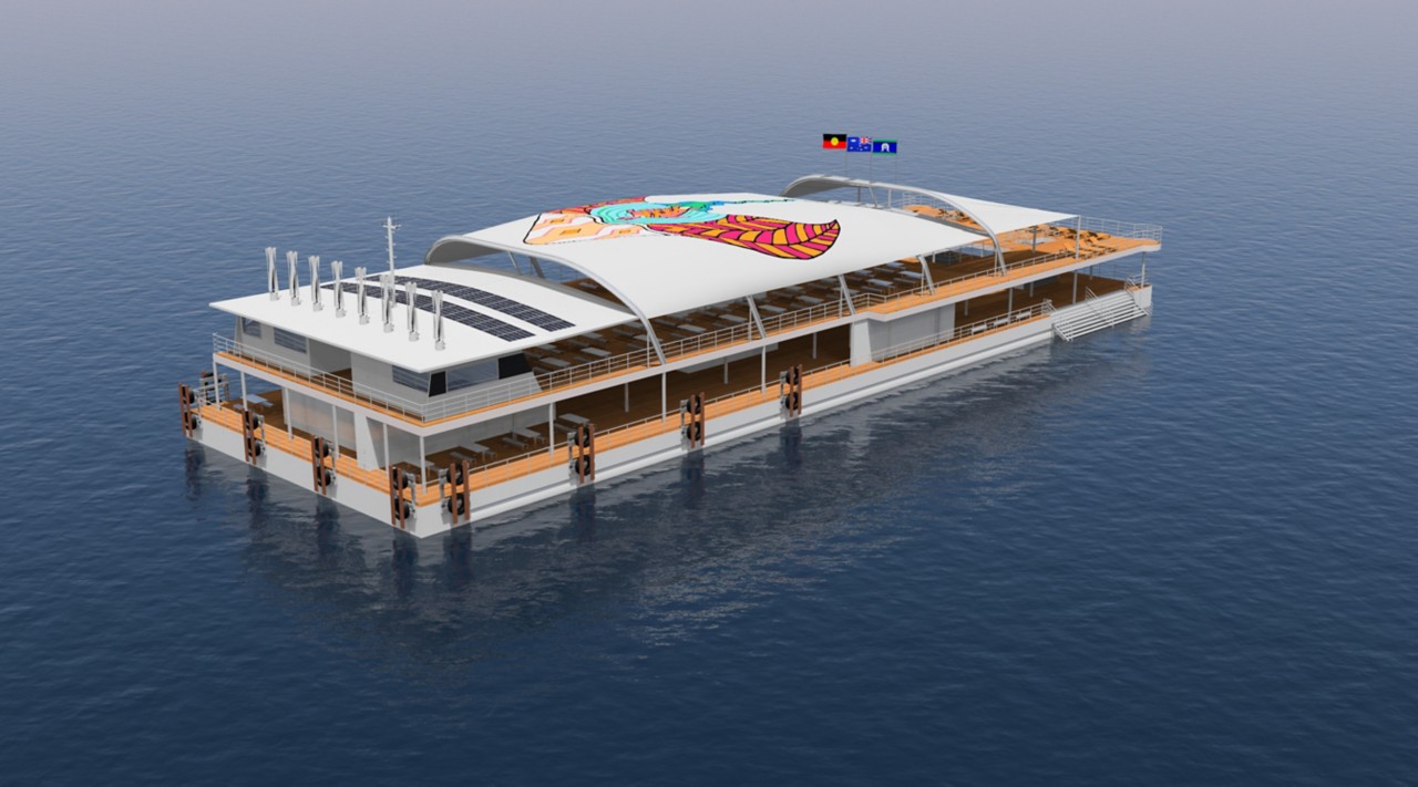 New Pontoon on Dreamtime Island, the Great Barrier Reef | Queensland